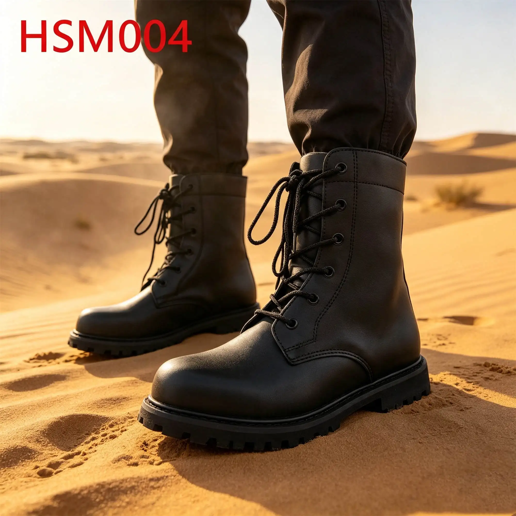 ZYF,USA Popular Full Natural Cow Leather Hua Singh Combat Boots Complex Terrains Scuff Proof Rubber Sole Tactical Boots HSM004