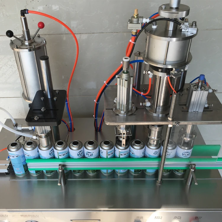 Полуавтоматические машины для наполнения аэрозольным спреем для вечеринки