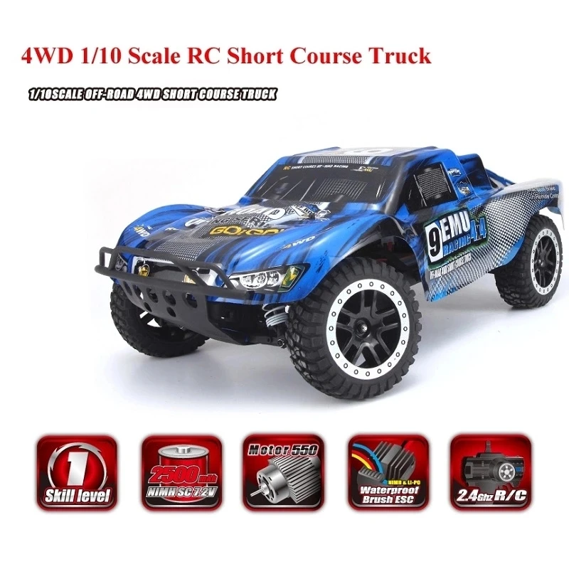 Remo Hobby 1021 1/10 Scale High Speed Electric RC Car 9EMU 4