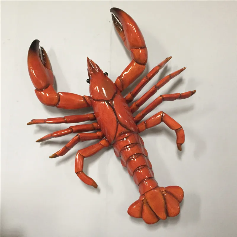 Resin Fiberglass Ocean Animal Sea Creature 3d Lobster Wall