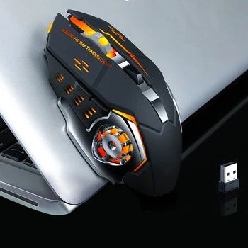 Usb 2.4G Nano Receiver 2000dpi 3D Ergonomics Wireless Gaming Souris De Jeu Sans Fil Sem Fio Gamer RGB Computer Mouse