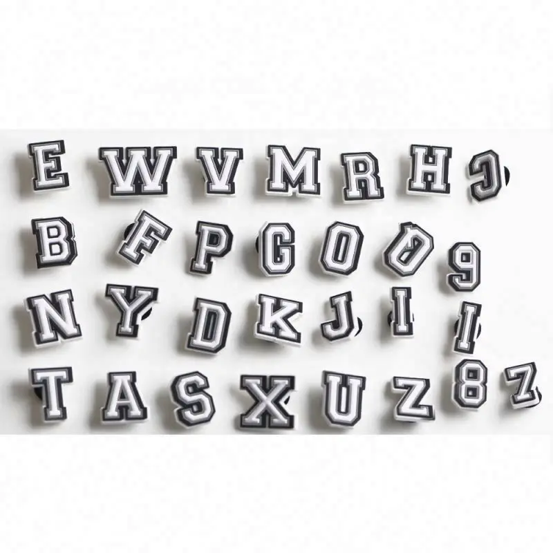 Letter Croc Charms | Alphabet Shoe Charms