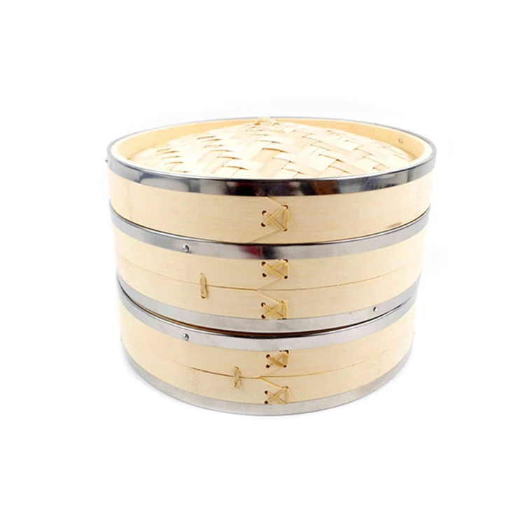 High Quality Bamboo Food Steamer Lifestyle Cookware