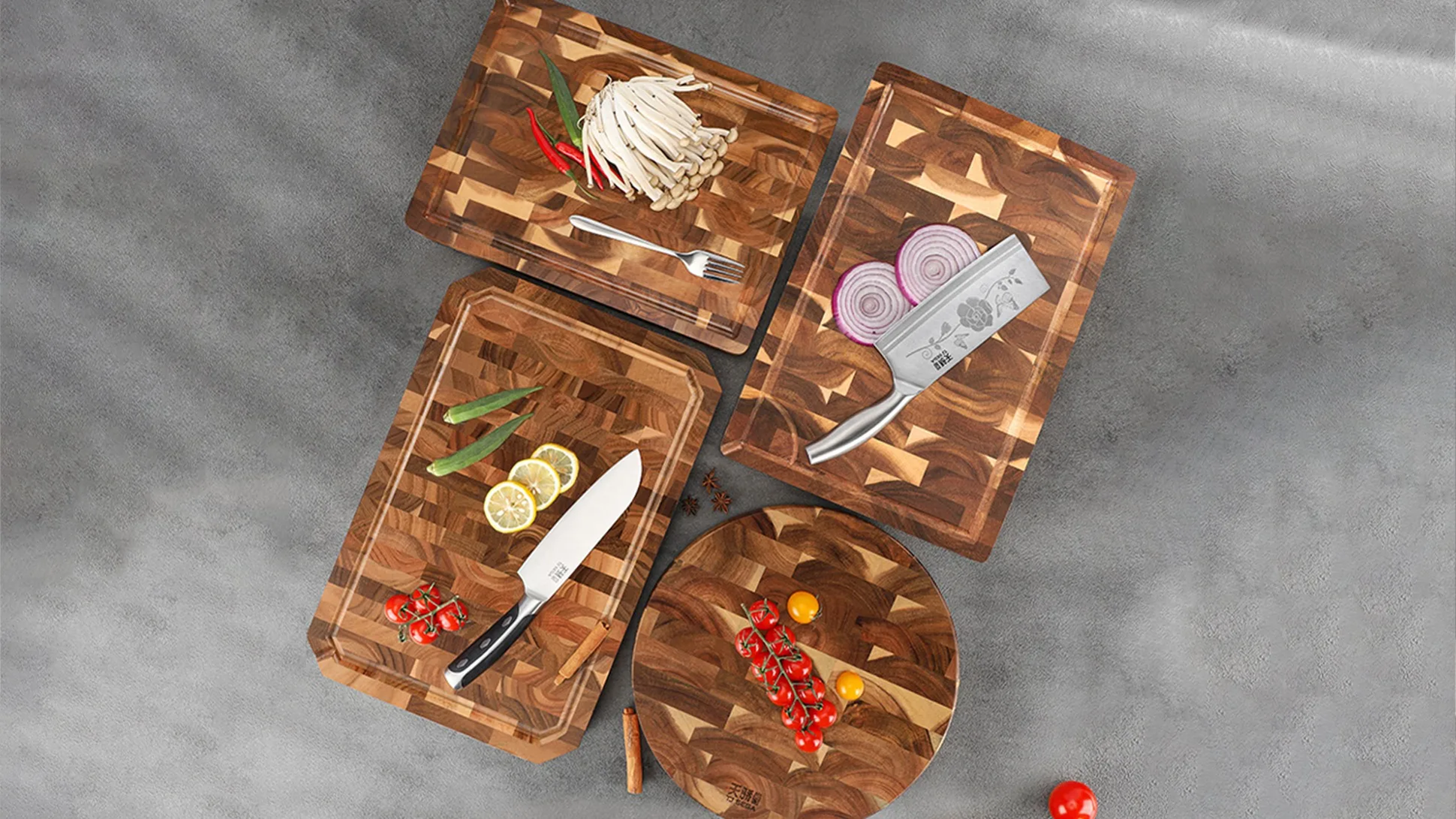 Custom Acacia Wood Pizza Peel 12 Inch Cutting Board Serving Platter