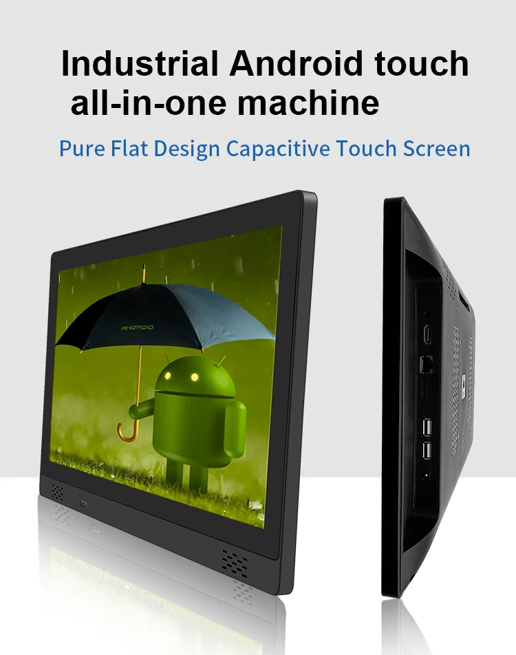 Wholesale 17.3 Inch All-In-One Industrial Panel Pc Capacitive Touch Screen RK3288 2G 16GB All in One Android Industrial Tablet