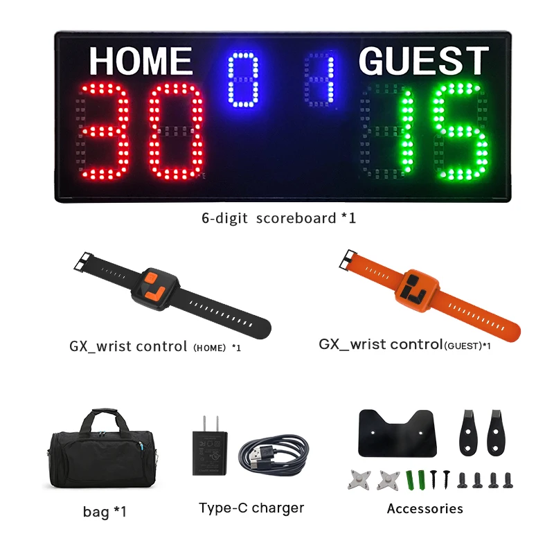 Scoreboard Portable Wifi Scoreboards Wireless Football Battery Operated Outdoor Scoring Board