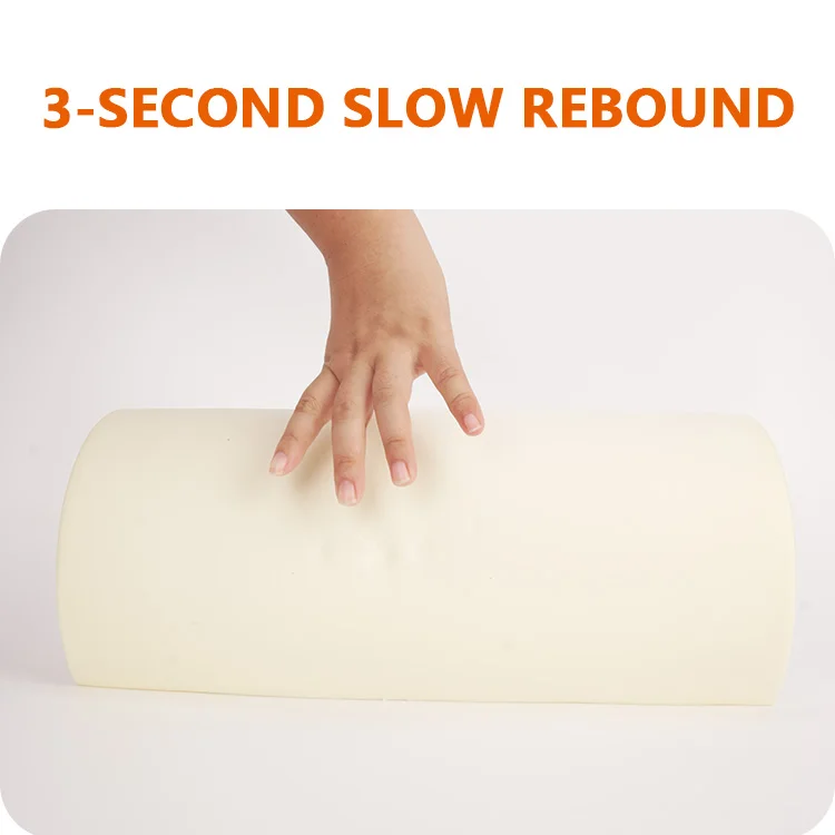 Khaki Solid Color Memory Foam Lumbar Support Back Cushion Back Pain Relief Lumbar Support Cushion Pillow/Pillows & Cushions