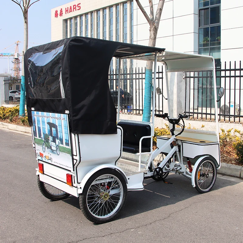 Peddle Rickshaw Popular Pedal Cargo Tricycle Taxi - Electric Assist Rickshaw