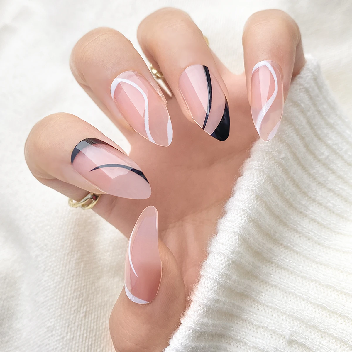 2023 Hot Sale False Press On Nails Attractive Artificial Uv Nude  Fingernails Fake Nails For Make Up Sets Sticker With Glue Kit - Buy Uv Fake  Nails,Nude Fake Nails,Fake Nails Sticker Product on ...