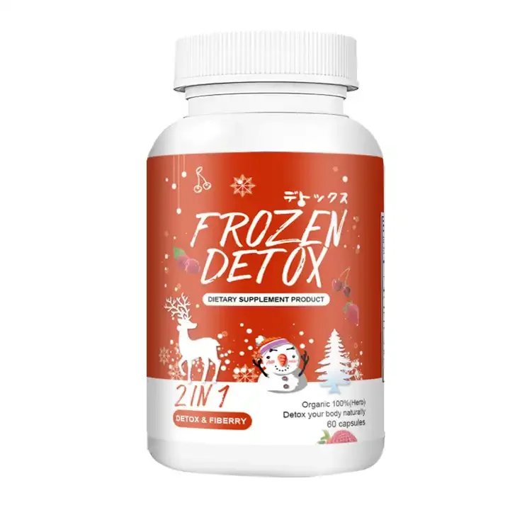 Private label OEM Frozen Detox 2 in 1 Skin Brightening capsules