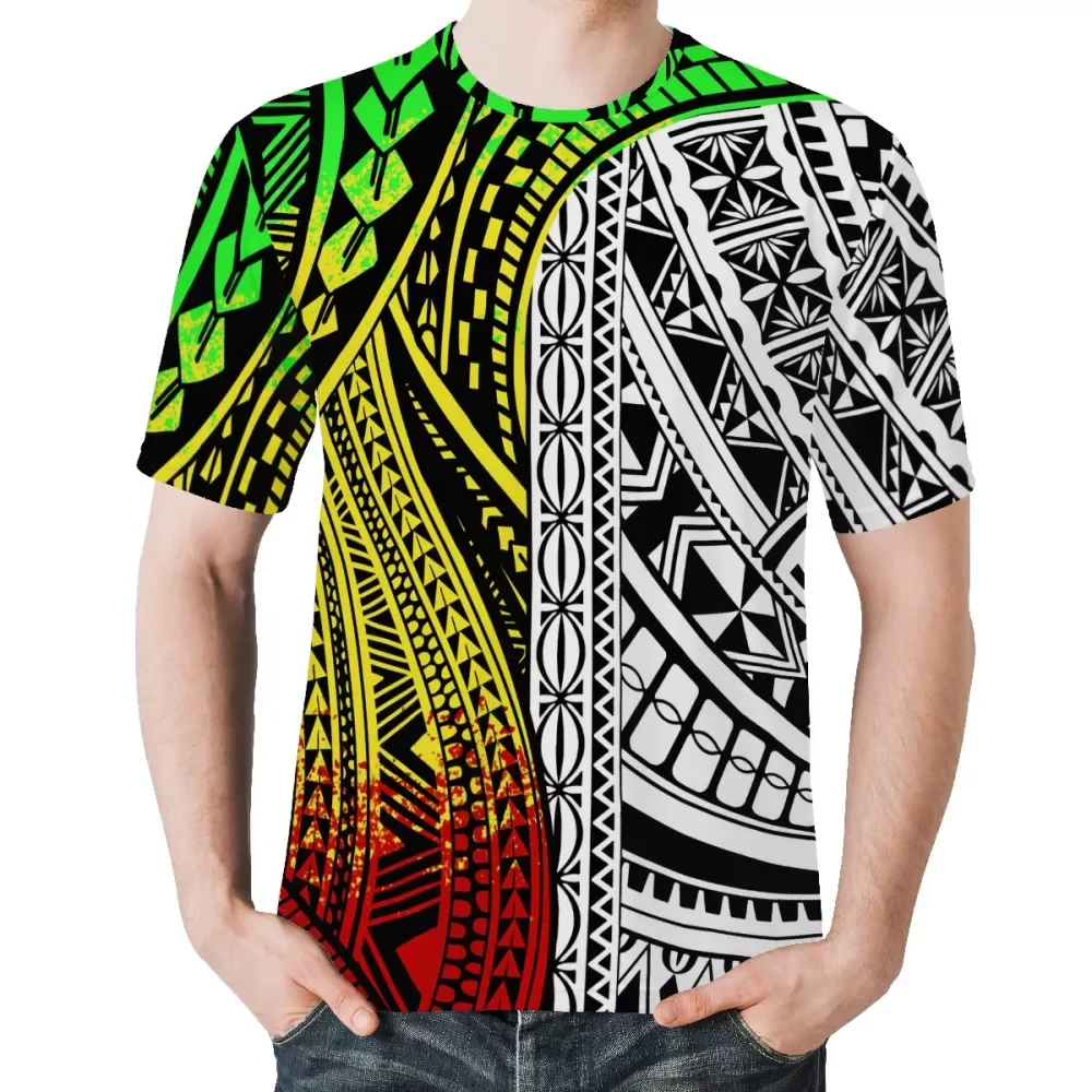 1sttheworld Clothing - Polynesian Tattoo Style Tatau T-Shirt A7