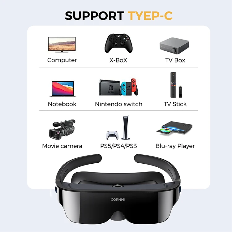 Headset Ps Vr Android Vr Headset Glasses Virtual Reality Headset