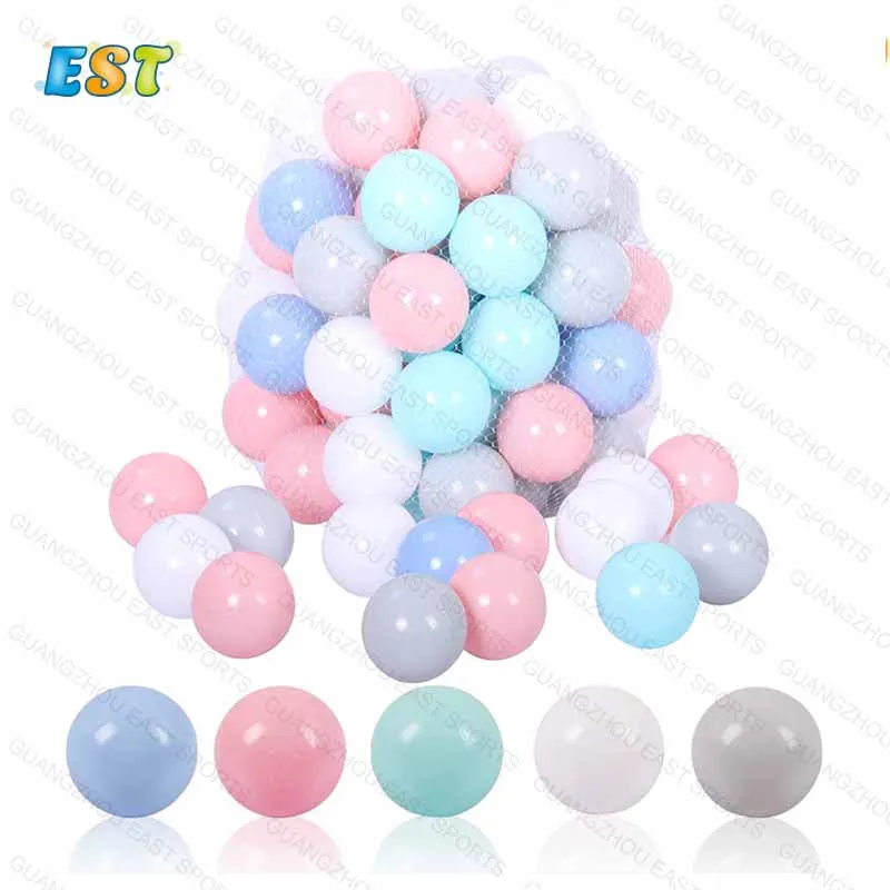 Цветные экологически чистые пластиковые шары детские игровые дешевые для океанских