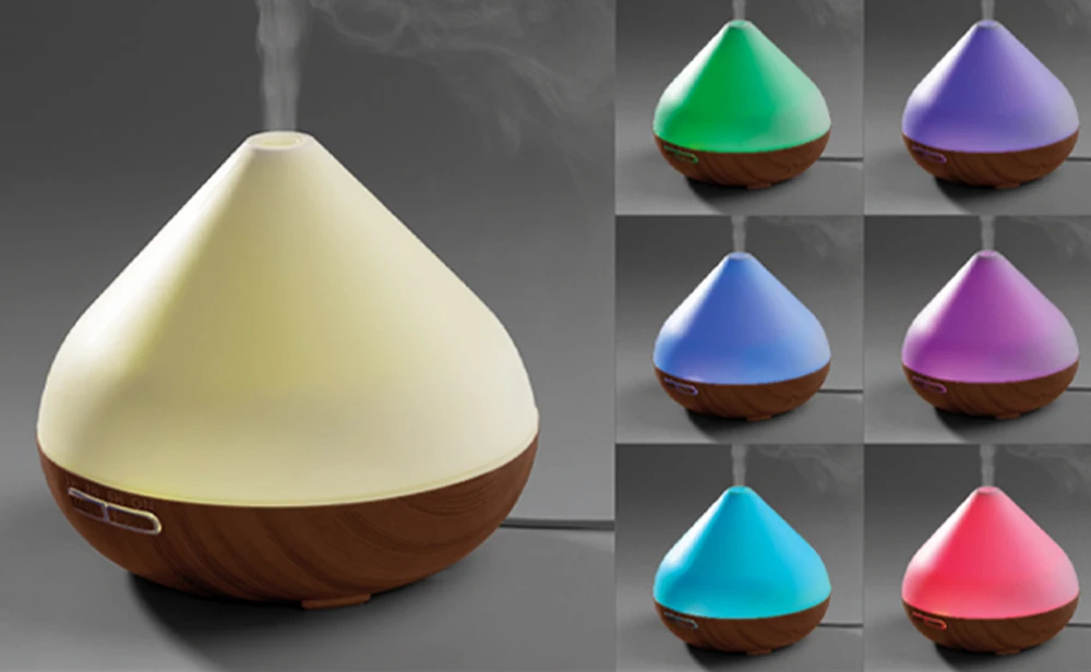 Hot Sale Mahogany Aroma Diffuser Color Led Ultrasonic Essential Oil ...