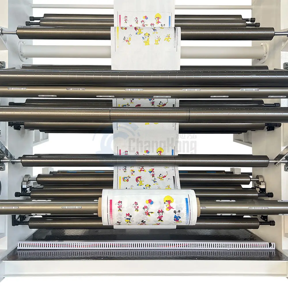 8 Color Flexo Printing Machine Polygraph Flexography Printing Machine for Plastic Bag