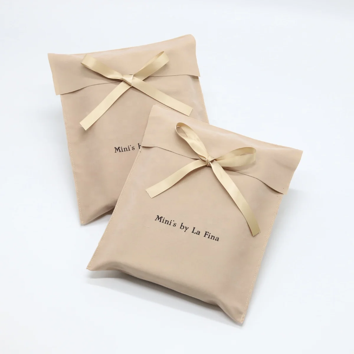 Sacchetto regalo promozionale busta in pelle scamosciata di