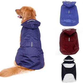 Large Dog Rain coat Bulldog Husky Labrador Shepherd, Dog waterproof Rain Coat , Rain Ponchos Jacket for Dogs
