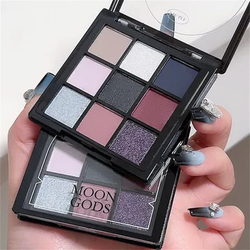 Makeup Wholesale 9 Color Eyeshadow Palette Matte Shimmer Natural Eye Makeup Cosmetic Palette