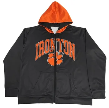 Sublimation Full Zip up Hoodie Custom,low MOQ