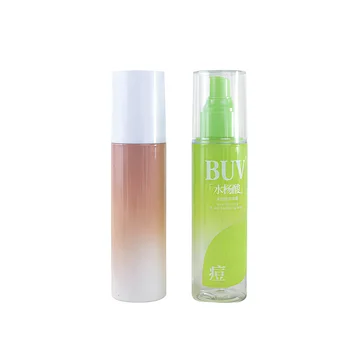 Color Custom 50ml 150ml 200ml PET Plastic Empty Body Fine Mist Spray Bottle for Perfume Moisturizer Water