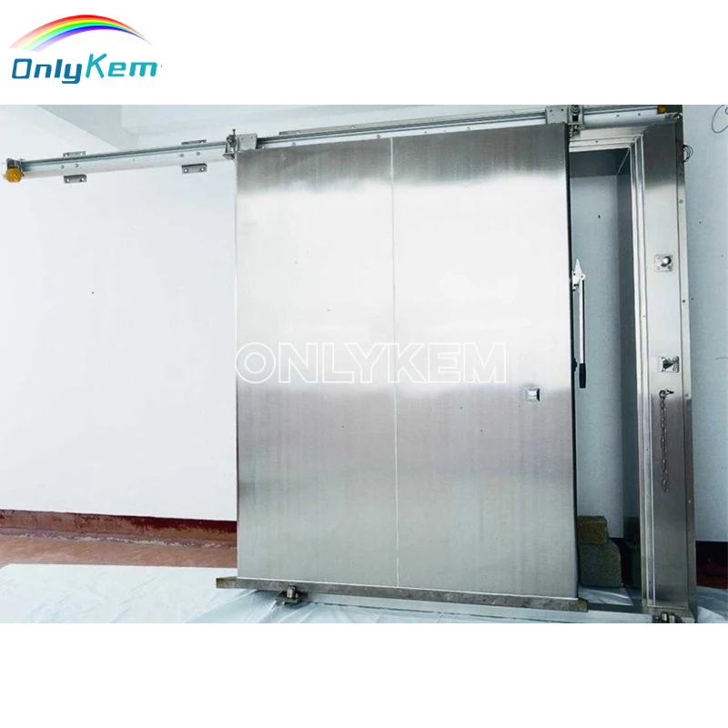 Cold Storage Manual Electric Sliding Door for Large Cold Room