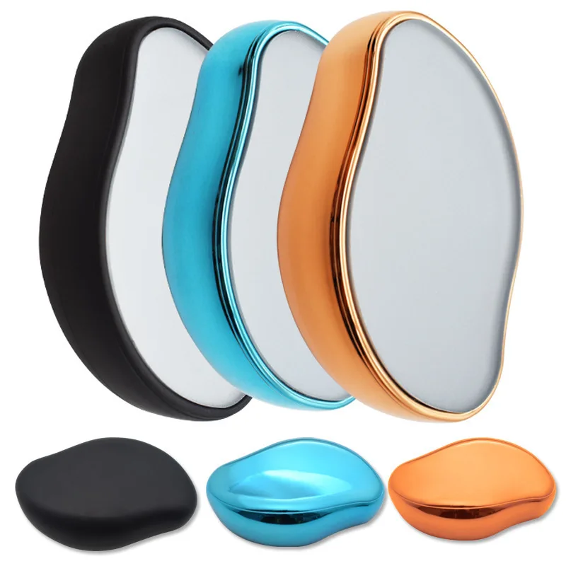 Новый Пользовательский логотип фиолетовый кристаллический ластик для волос безболезненный триммер удаления Инструменты на