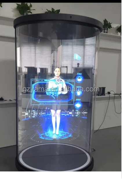 3Dホログラフィックディスプレイ 75インチ人間サイズホログラム