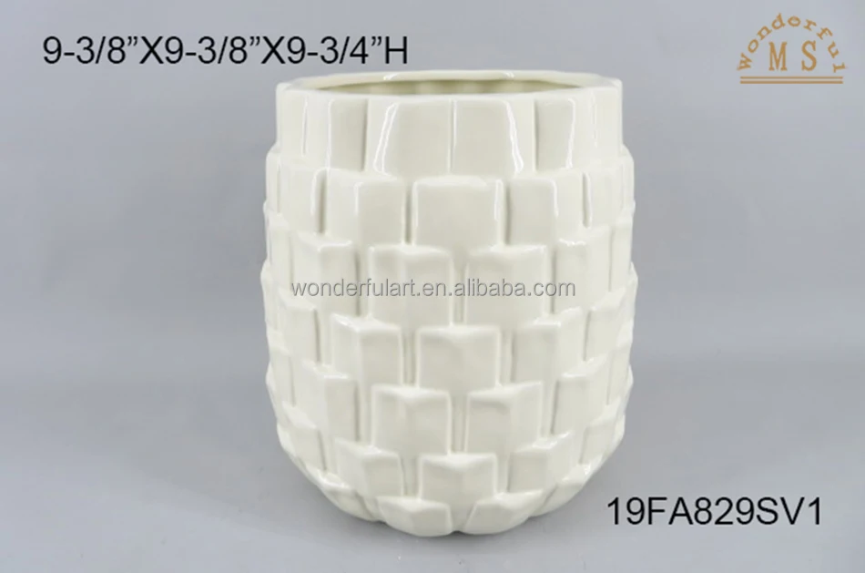 Home Decor Wholesale Porcelain Nursery Flower Pot Ceramic Pots Colorful Garden Pot for Planter