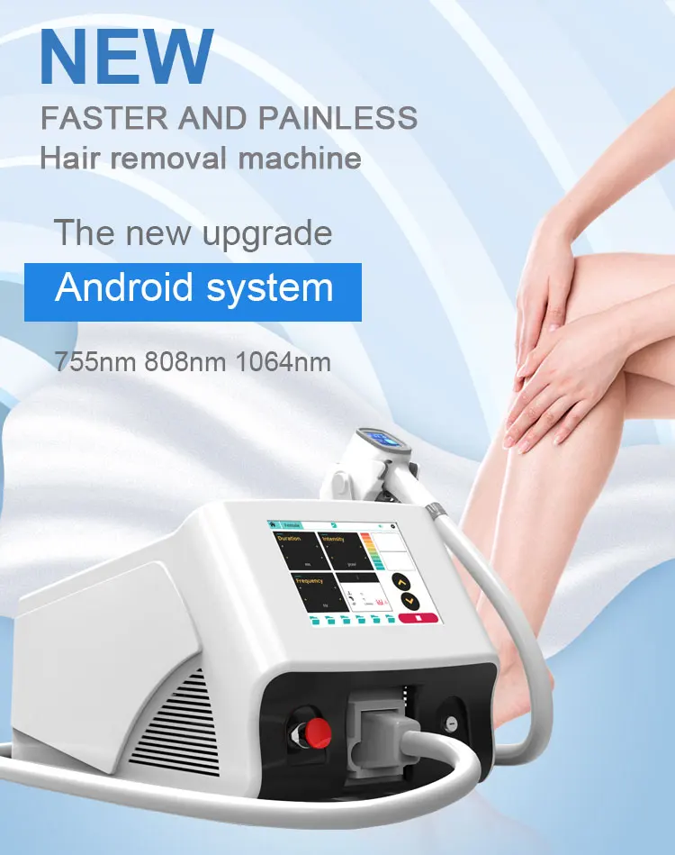 New design factory price portable 808 diode laser 808nm diode laser hair removal supplies