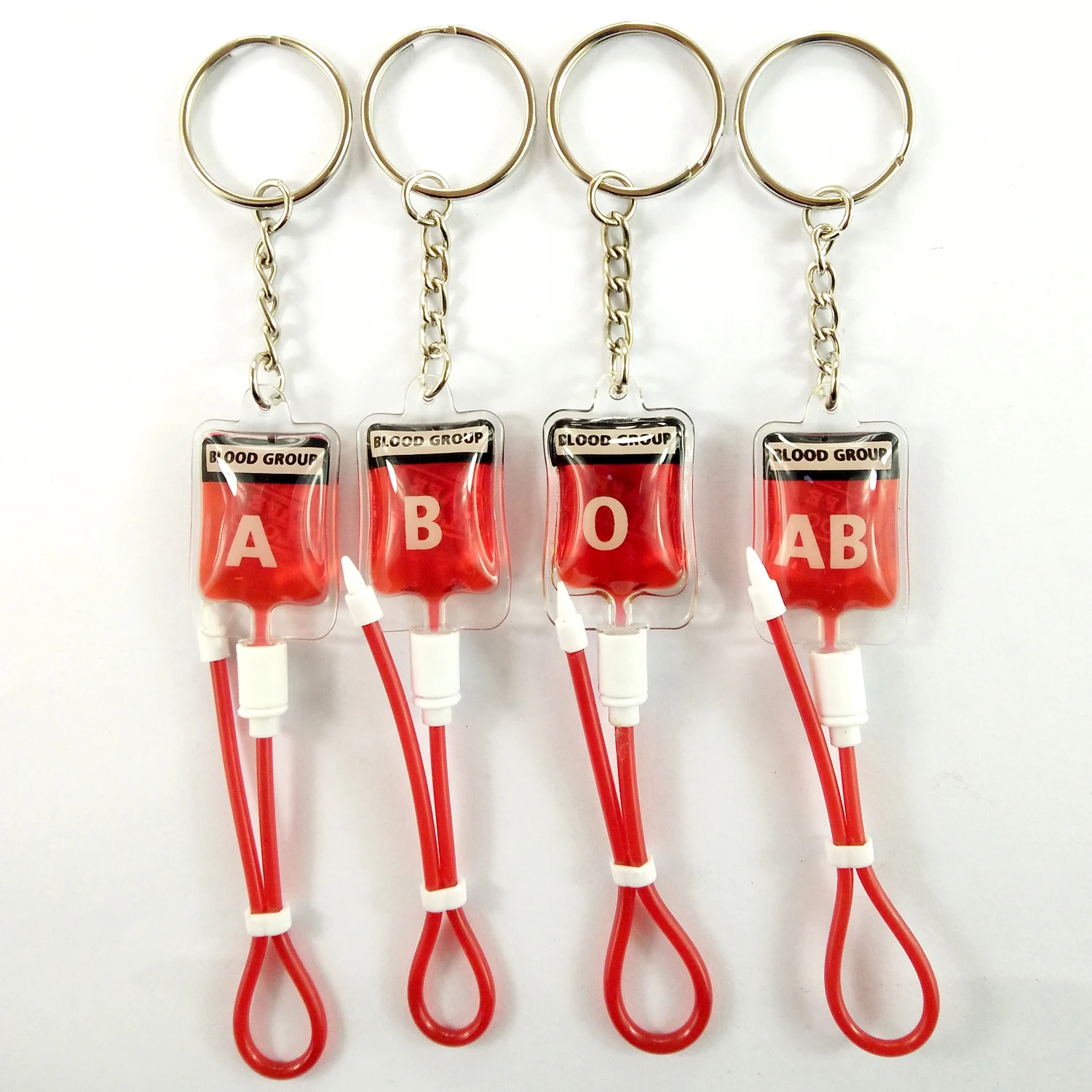 Blood discount bag keychain