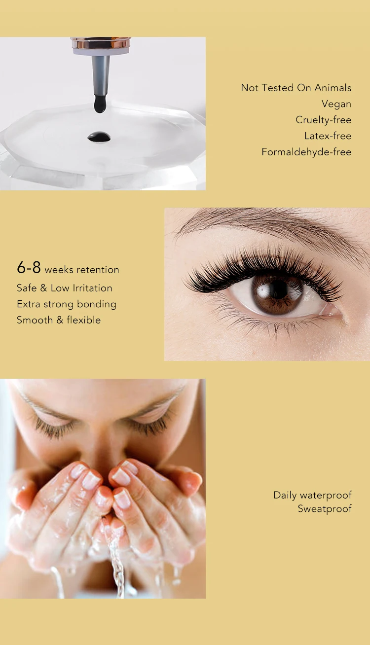 Unimore Japan Top Eyelashes Glue Permanent Materials Storage