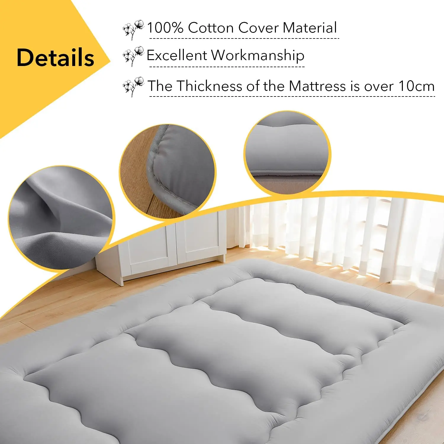 Новый стиль Японский спальный коврик матрас мебель для спальни домашняя мебель пена