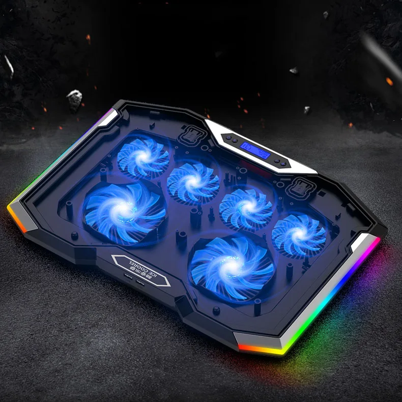 Gaming cooler. RGB подставка для ноутбука.