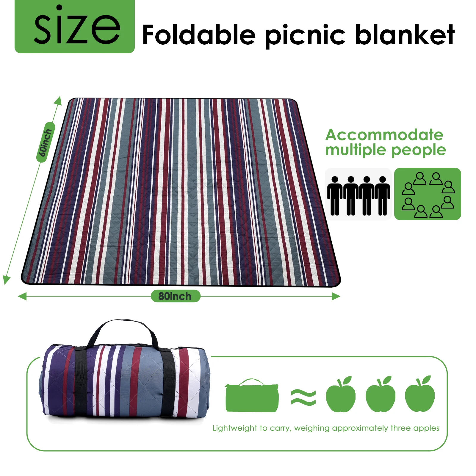 Cheapest Original OEM ODM Supply Outdoor Foldable Portable Sand Proof and Waterproof Picnic Beach Mat Wholesale Picnic Blankets