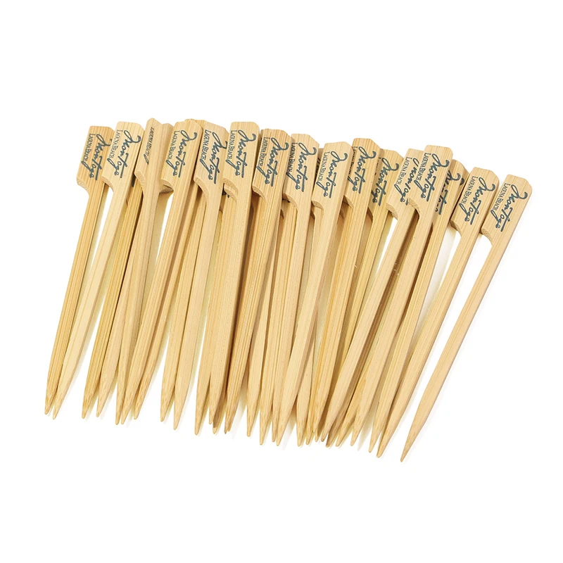 50 Natürliche Bambusspieße – 20 Cm Lang, Perfekt Für Grillen, Candy Apples, Kebabs & DIY-Projekte