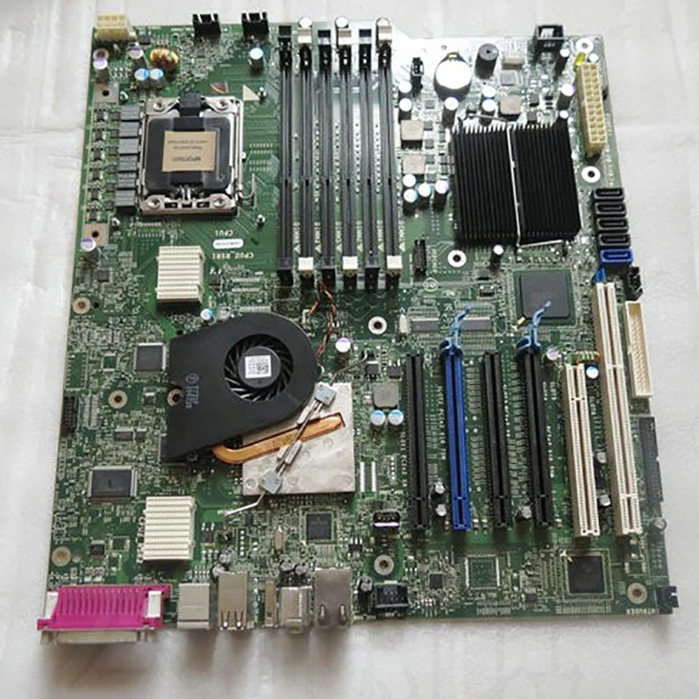 Original DELL T7500 Motherboard D881F, Maximum RAM 64 - Main Image
