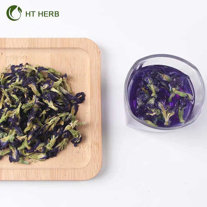 Новинка 2021, засушенный съедобный цветочный чай, 100% натуральный травяной сухой чай с бабочками и горохом