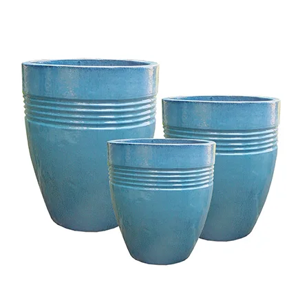 Wholesale Outdoor Glazed Ceramic Flower Pots and Planters Clay Nursery Planter for Home Use Design Shape for Floor Application