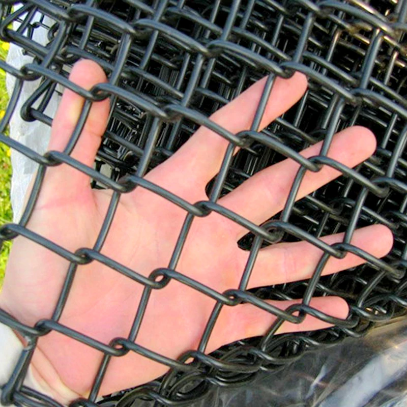 Popular USA Diamond Pattern Zig Zag Shape Vinyl Coated Chain Link Fence Iron Wire Mesh for Welding Cutting Services Wholesale