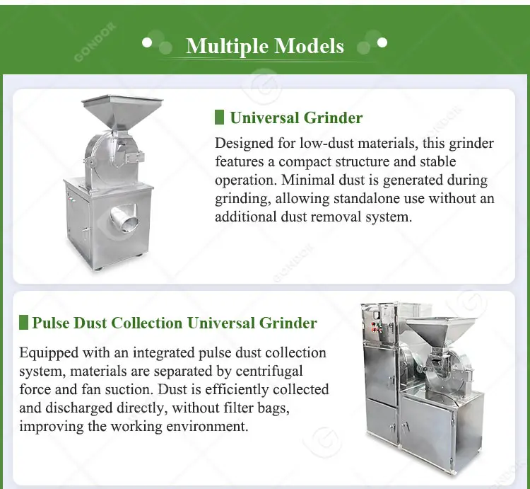 Chilli Spice Pulverizer Powder Grinder Machine Salt Crusher