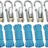 Argento Blu 6 ganci 6 corde