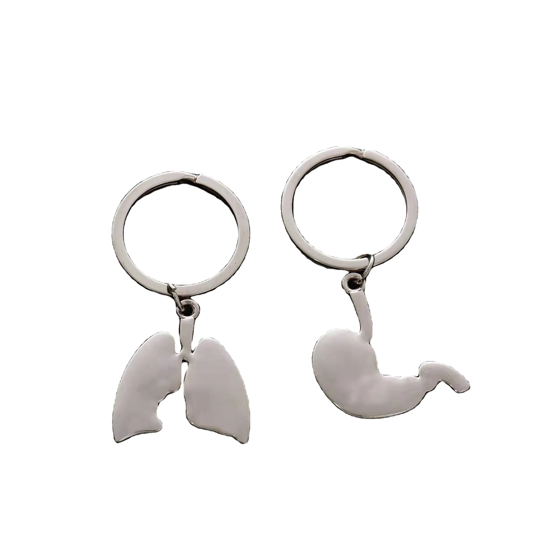 Promotion Metal Lung Keychain Organ Keyring Stomach