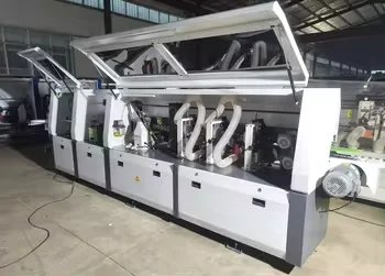 Automatic Pre Milling Edge Banding Machine Conveyer Block Mdf Corner Rouging Edge Banding Curve Shape Edge Bander