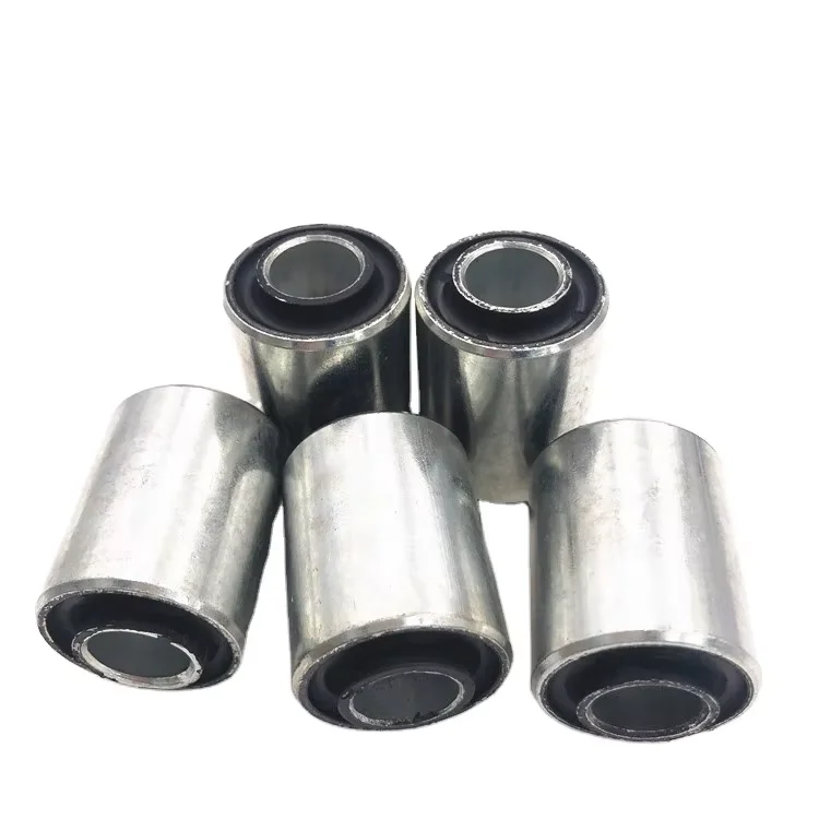 Free Samples Customized Molded Rubber Bonded Bushes Silent Block Vibration Damper Rubber Metal Bushing Mount