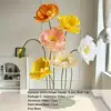 Confezione C-6 fiori-1 bocciolo con gambo, senza muschio