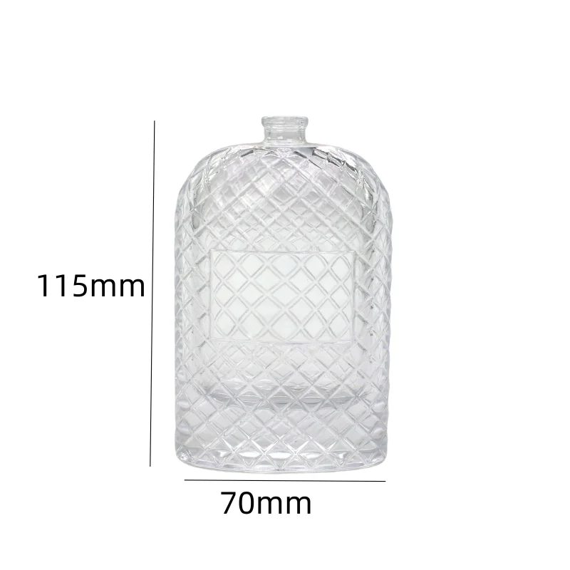 Recycled Camel Frosted Slant-shouldered Qatar Halloween Snap Triangle-perfume-bottle Malaysia Next Piston  100ml Perfume Bottle