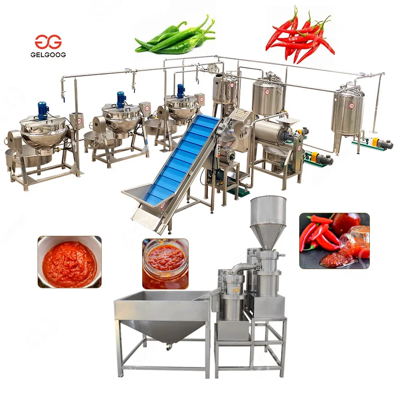 Gelgoog Pepper Sauce Grinding Maker Fresh Chilli Paste/Chili Sauce Making Machine/Colloid Mill