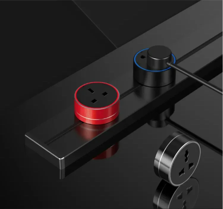 Moveable Track Socket With 2 Usb Socket for Train