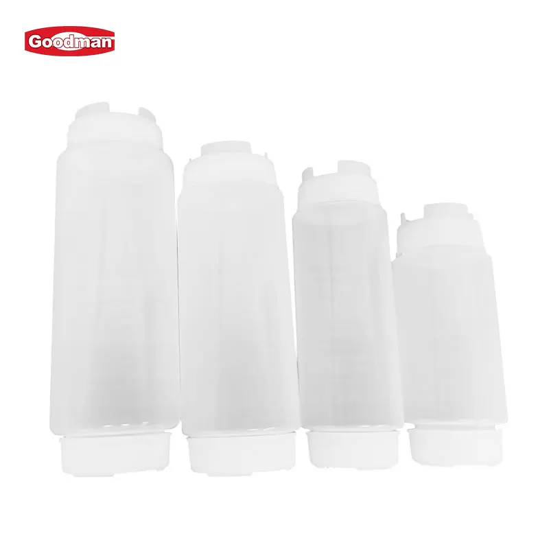 16oz. Fifo Sauce Squeeze Bottles, Polyethylene, White