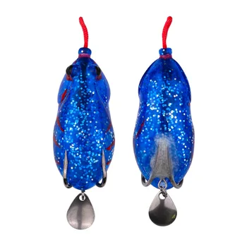 Thunder Frog Blackfish Kill Modification Simulation Lure Bait Thunder Frog Sheet Blood Groove Hook Thorn Head Sequin – Hooks – view 2